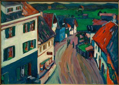 Blick aus dem Fenster des Griesbräu von Wassily Kandinsky